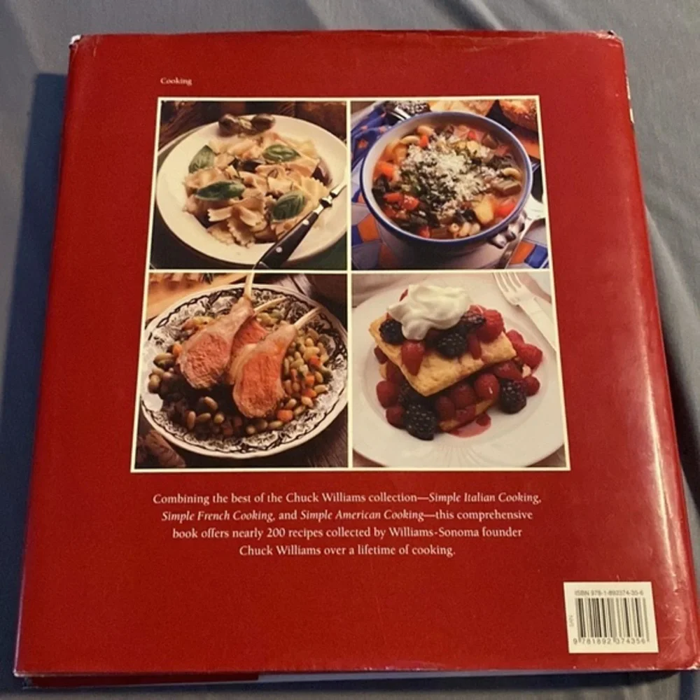 Williams-Sonoma Classics‎ Cookbook Simple Italian, French & American Cooking
